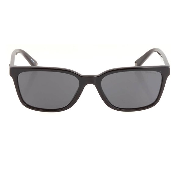 Coach Dark Grey Solid Rectangular Men's Sunglasses HC8328U 500287 57