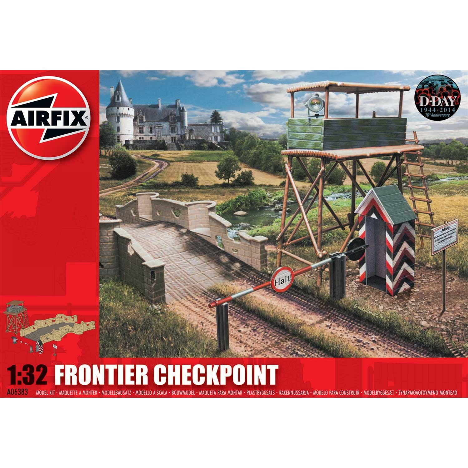 Airfix A06383 1:32nd scale Frontier checkpoint 
