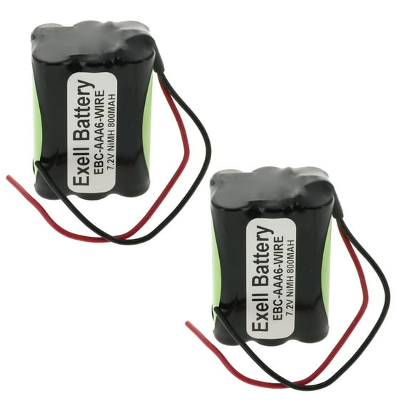 2pc Exell 7.2V 800mAh NIMH w/Wire leads for 1:18 RC Car HPI RS4 Micro Cars