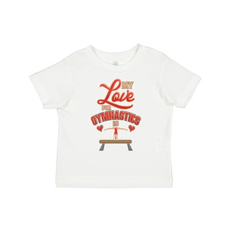 

Inktastic Gymnastics Love is Beaming Gift Toddler Toddler Girl T-Shirt