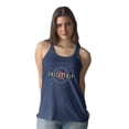 thumbnail image 2 of Friendship Day Glowing Racerback Tank Women -Image by Shutterstock, Female Medium, 2 of 4