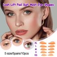 thumbnail image 3 of QualitChoice 5 Pcs/ensemble Style Professionnel avec Coussinets de Levage en Silicone Réutilisables pour Permanente des Cils Longue Durée orange 1ensemble, 3 of 6