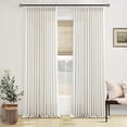 thumbnail image 1 of Cortinas de lino plisado TWODRAPES Pinch, 2 paneles, 105 x 267 cm, color crema, 1 of 9