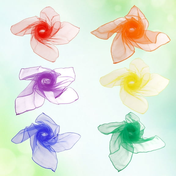 Raindrops  Juggling Scarf Rhythm Bulk Colorful Play Silks Child Toddler