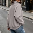 thumbnail image 6 of Enjoytime Hoodies for Women Long Sleeve Drawstring Pullover Hoodie Soft Casual Solid Fall Winter Sweatshirt, 6 of 6