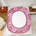 thumbnail image 5 of Manfei Bohemian Mandala Bed Sheets 4pcs for Girls Women, Hippie Floral Flower King Sheets, Pink Sheet Set, Breathable Home Decor, 5 of 7