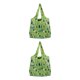 thumbnail image 1 of Qarigey Bolsa de almacenamiento de gran capacidad con asa, bolsas de compras a la moda, bolsa plegable, paquete de artículos diversos, Bosque verde 2piezas, 1 of 6