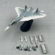 thumbnail image 4 of Modelo avión a escala 1/100, metal fundido a presión, con base exhibición. Juguete avión ataque para cafetería., 4 of 9
