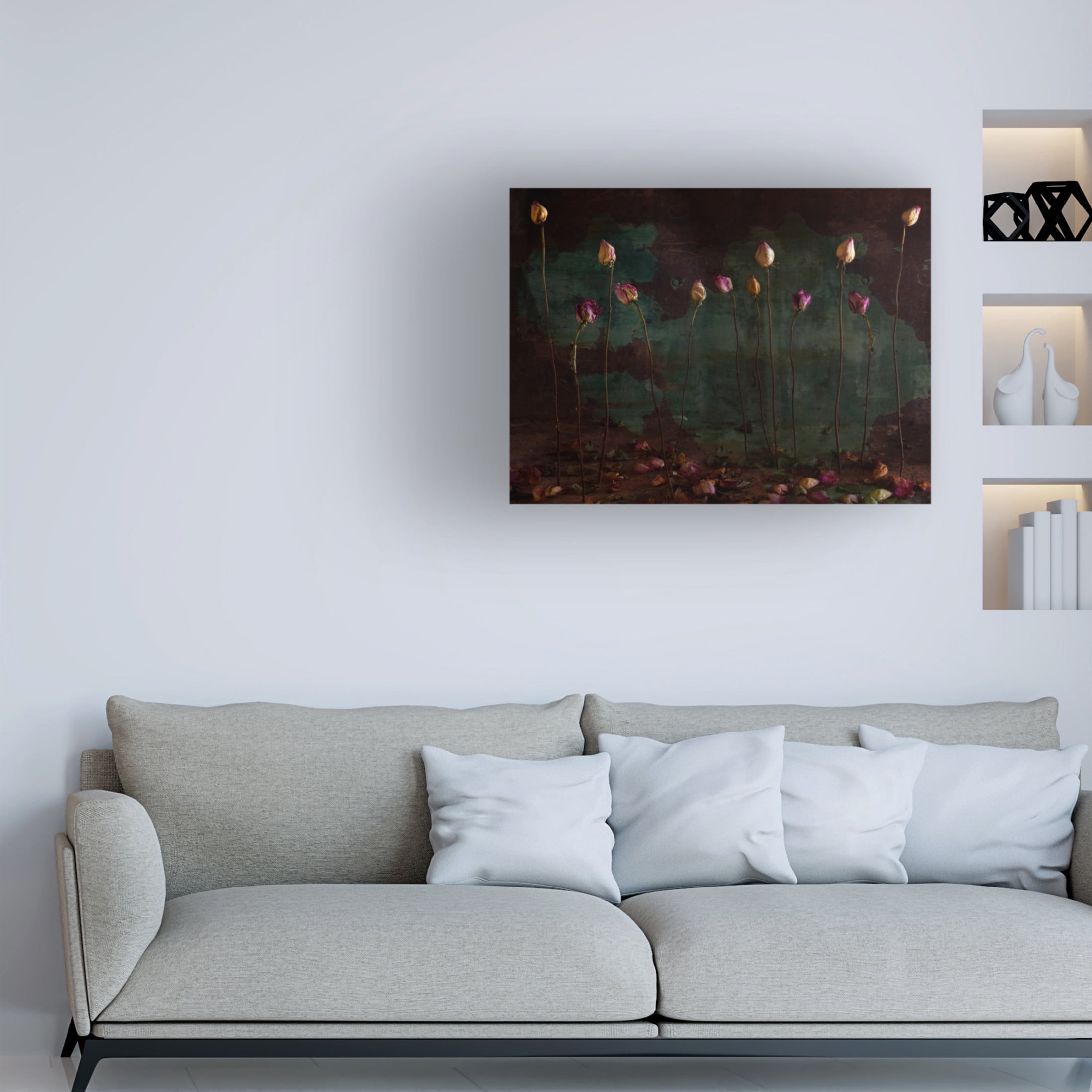 Canvas Wall Art - Golubeva Nataly 'Lees Of Life' Wall Art for Living Room, Bedroom, or Office D?cor by Trademark Fine Art - 24 x 18 Inches