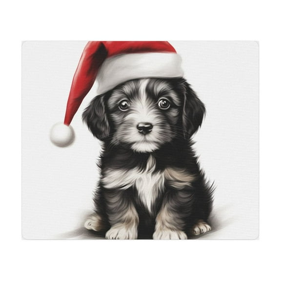 DistinctInk Mouse Pad - 1/4" Foam Rubber - Belgian Laekenoi Puppy Drawing