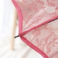 thumbnail image 3 of Slccxzc Lace Heart Transparent Folding Umbrella, Romantic Windproof Travel Umbrella for Rain Sun, 3 of 7