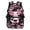 Black Cherry Blossom Axolotl, variant on 17 inch Pink Cherry Blossom School Backpack for Boys Girls 5-11 Year, Multifunctional Back to School Bag, Elementary Kindergarten Large Capacity Casual Basic Bookbag