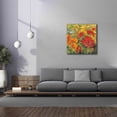thumbnail image 4 of Epic Graffiti 'Oriental Poppy Field I' by Carol Rowan, Giclee Canvas Wall Art, 37"x37", 4 of 8