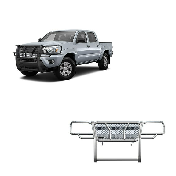 Black Horse Ru Tota05 B Black Rugged Grille Guard Fits select: 2005-2015 TOYOTA TACOMA