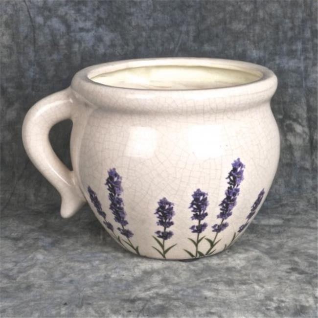 Classical Ceramic Flower Pot - Large, Lavender - Walmart.com