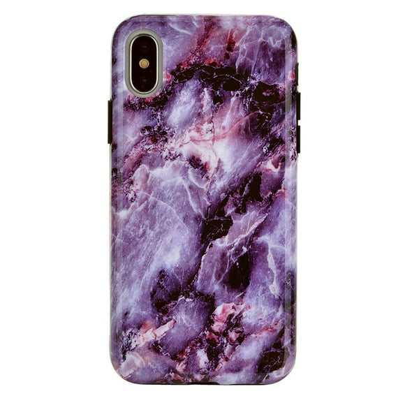 Velvet Caviar Compatible with iPhone Xs Case/iPhone X Case - Cute Protective Phone Cases for Girls & Women (Purple Marble)