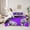 Black Purple, variant on Castle Fairy Video Game Twin Bedding Sets for Boys,Blue Red Bedding Comforter Set