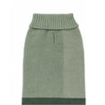 thumbnail image 4 of One Paw, Sage Green Ribbed Turtleneck Dog Sweater, Colour Sage, Soft and Warm, Multiple Sizes, for Dogs, 4 of 7