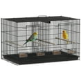 thumbnail image 1 of PawHut 18" H Bird Cage, Parakeet Cages for Budgie, Lovebird, Canary, 1 of 10
