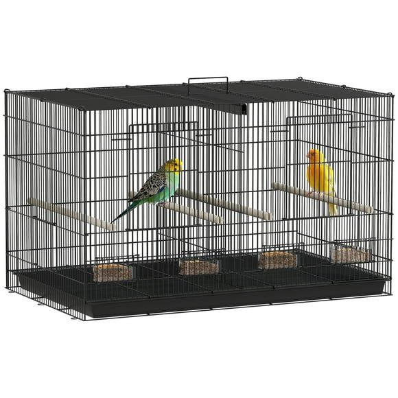 PawHut 18" H Bird Cage, Parakeet Cages for Budgie, Lovebird, Canary