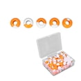 thumbnail image 4 of Hair Braid Beads, Hair Cuffs Large Hole Adjustable Multipurpose With Hair Wearer Storage Box For Jewelry Bracelets Making For Hair Braids Orange,Red,Green,Rose Red,Color Mixed, 4 of 8