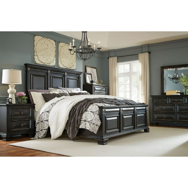 Cambridge Heritage 5Piece Bedroom Suite King bed, Dresser, Mirror