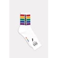 thumbnail image 2 of Women's Crew Rainbow Socks - 4 Pair Set, 2 of 5