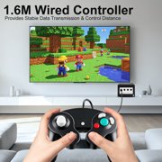 Gamecube Controller,2 Pack Wired Controller for Gamecube Console,Black