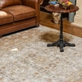 thumbnail image 7 of SIXHOME 4'x6' Area Rugs for Living Room Washable Rugs Ombre Vintage Floral Living Room Rug Aesthetic Carpet Soft Large Rugs for Bedroom Dining Room Office Retro Home Decor Tan and Orange, 7 of 7