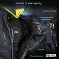 thumbnail image 2 of MSR Xplorer ADV Motorcycle Jacket – Waterproof Textile Riding Jacket with CE‑Armor‑Compatible Pockets, Venting & Reflective Accents - Men's X-Large Black, 2 of 7