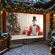 thumbnail image 4 of Gran pancarta navideña para puerta de garaje | Decoración para fiestas navideñas | Decoración para exteriores | Decoración de pared para interiores | Tela de poliéster con ojales | 3,96 x 1,80 m, 4 of 6