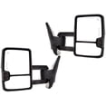 thumbnail image 4 of Replacement For  Silverado Sierra 07 - 13 Power Heat Clear Sequential Light Black Tow Mirror Pair, 4 of 5