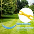 thumbnail image 6 of Celawork Heavy Duty Swing Seat, Outdoor Child Board U-Swing, for Children and Adults, Blue, 6 of 7