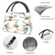 thumbnail image 4 of Fotbe Pretty Floral With Leaves Bolsa Térmica Portátil con Estampado, Bolsa de Entrega de Alimentos Aislada, Bolsa Reutilizable de Gran Capacidad para Comidas y Supermercado, 4 of 6