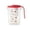 Red, variant on Orangide Cold Water Pitcher with Spigot, 2.5 Quart Large Capacity Glass Dispenser for Fridge, Fruit Infuser Iced Tea Maker for Living Room or Party