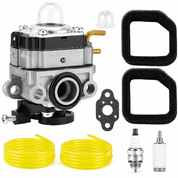 Carburetor Kit Compatible with Ryobi RY252CS RY253SS RY251PH RY254BC 25cc Trimmer, Replacement for Homelite 307160001 307160011, Fits Craftsman 316299372 316773800