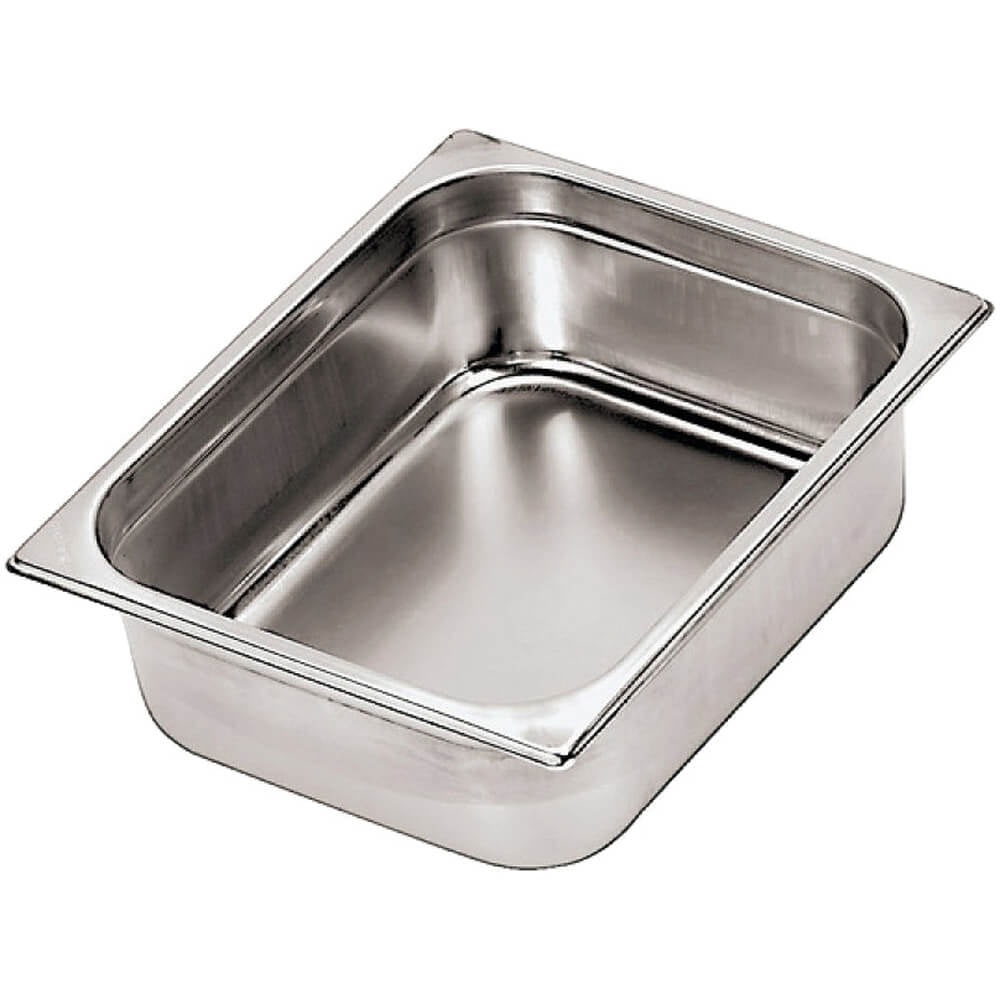 GN 1/2 GN Gastronorm Container Stainless Steel 9,5 Litre Deep 150mm Case Handle 