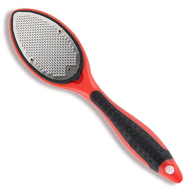 Lima para pies, removedor de callos, superficie de Metal, depurador de pies, herramientas de pedicura de acero inoxidable Premium Ormromra