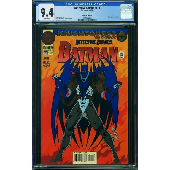 Detective Comics #675 - CGC 9.4 Comic Book