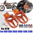 thumbnail image 2 of Footrest Foot Pegs Rests Foot Pedals For Ktm 690 Enduro Smc R 950 Super Moto R 990 1050 1090 1190 1290 Adventure R S T Footpegs -Bomveson, 2 of 5