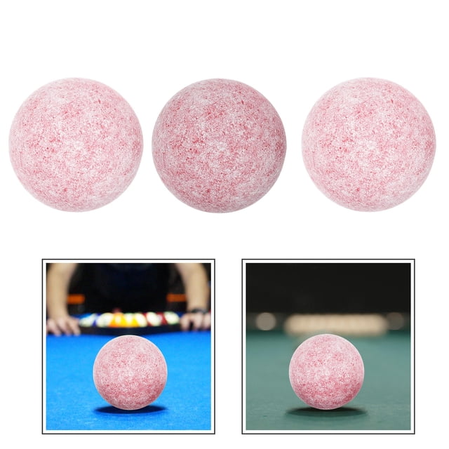 KALLORY 3 Pcs Balles de Table de Remplacement pour Ceux Qui Aiment le football de Table ABS Rouge