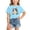 F-400Light Blue, variant on Toddler Kids Girls T Shirt Short Sleeve Round Neck Cute Cat Print Comfortable Breathable Fashion Tee Top For Everyday Wear,Red,2-4 Years