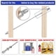 thumbnail image 4 of 50 Pack Stainless Steel 1/4In 30 Degree Angle Beveled Washer for 1/8In to 3/16In Deck Cable Railing T316 Marine Grade, 4 of 5