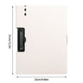 thumbnail image 2 of A4 Foldable Clipboard with Spring Action Clamp Secure Document Holder for School and Commercial Use, 2 of 3