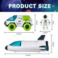 thumbnail image 2 of Space Toys for Kids, Rocket Ship Toy with Astronaut, Spaceship, Satellite & Space Rover, Spaceship Shuttle Car Toy Gift for Boys Girls 3+, 2 of 9