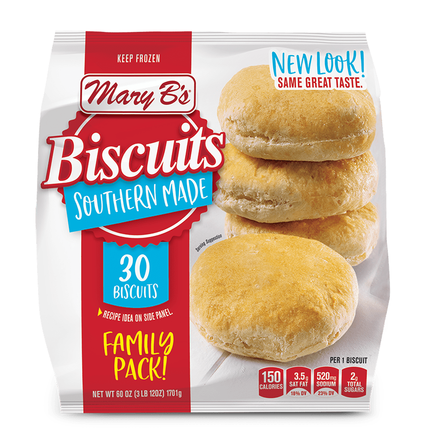 Mary B's® Southern Made Biscuits 30-ct Family Pack – BrickSeek