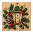thumbnail image 2 of DIY Christmas Pearl Diamond Painting Art Kit, Christmas Pearl Beads Art Craft for Adults Beginner, Gemstone Diamond Dots Beads for Home Wall Decor (christmas kit-lantern), 2 of 3