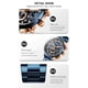 thumbnail image 2 of Reloj Curren Technos 8355 para hombre con esfera azul de acero inoxidable S, 2 of 8