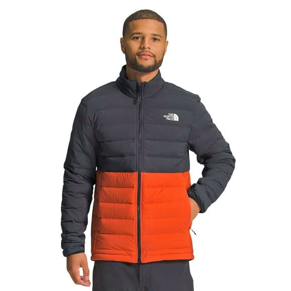 The North Face Belleview NF0A7UJFUV2 Men's Black/Orange Down Jacket 2XL DTF470