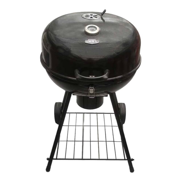 Asador Expert Grill de Carbón Redondo de 56 cm Negro